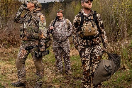 Participants in a Heroes&rsquo; Harvests hunt in Idaho stop and call to distant male turkeys, or toms, to locate them.