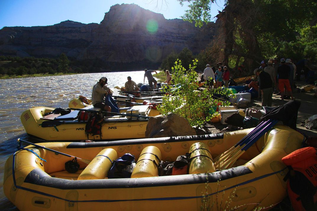 Twenty of the West's Leading Water Managers Raft Colorado's Yampa River