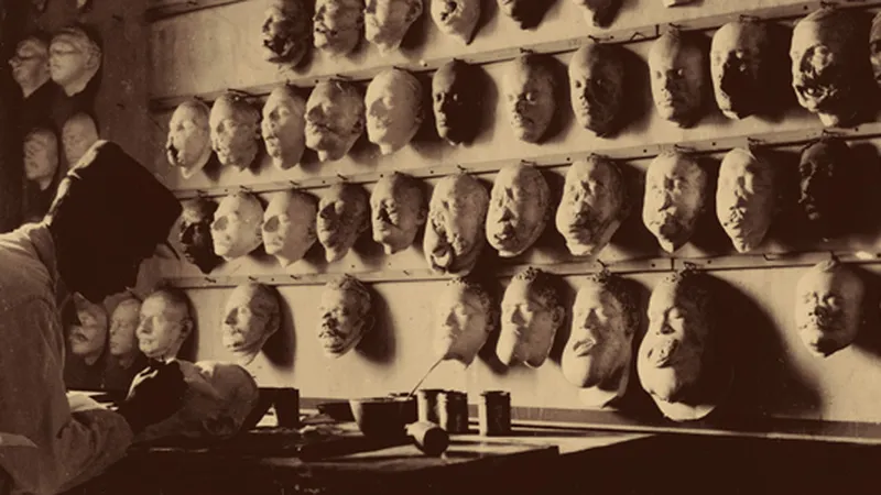 Wooden Mask Face of Psychology Human Faces Speak Decorative Wall Mask  HANDMADE