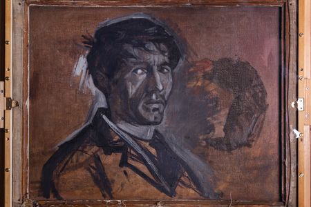 The newly discovered self-portrait by Norman Cornish