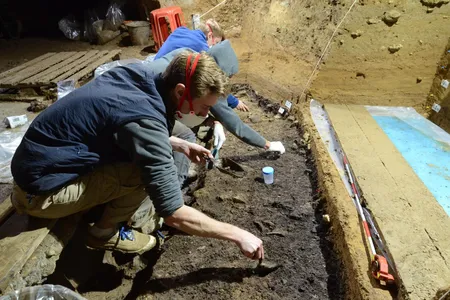 Excavations at the Bacho Kiro Cave in Bulgaria uncovered ancient human bones along with stone tools, animal bones, bone tools and pendants.