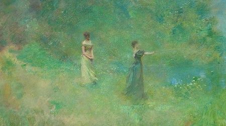 Painter Thomas Dewing (1851 to 1938) was best known for his tonalist style, which blurred images to create a dream-like effect. See his work in “Sylvan Sounds: Freer, Dewing and Japan,” which opens at the Freer Gallery on Tuesday.
