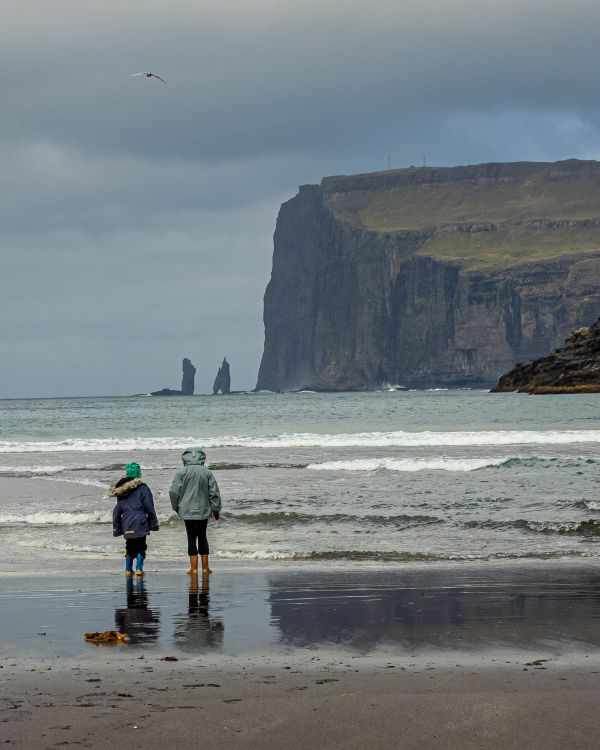 Sisters in Tjornuvik, Faroe Islands thumbnail