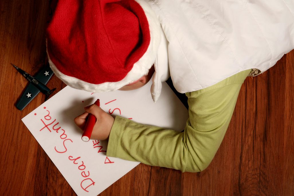 Writing Santa a letter