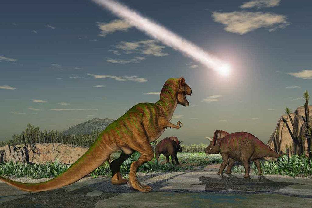 Dinosaurs and Astroid