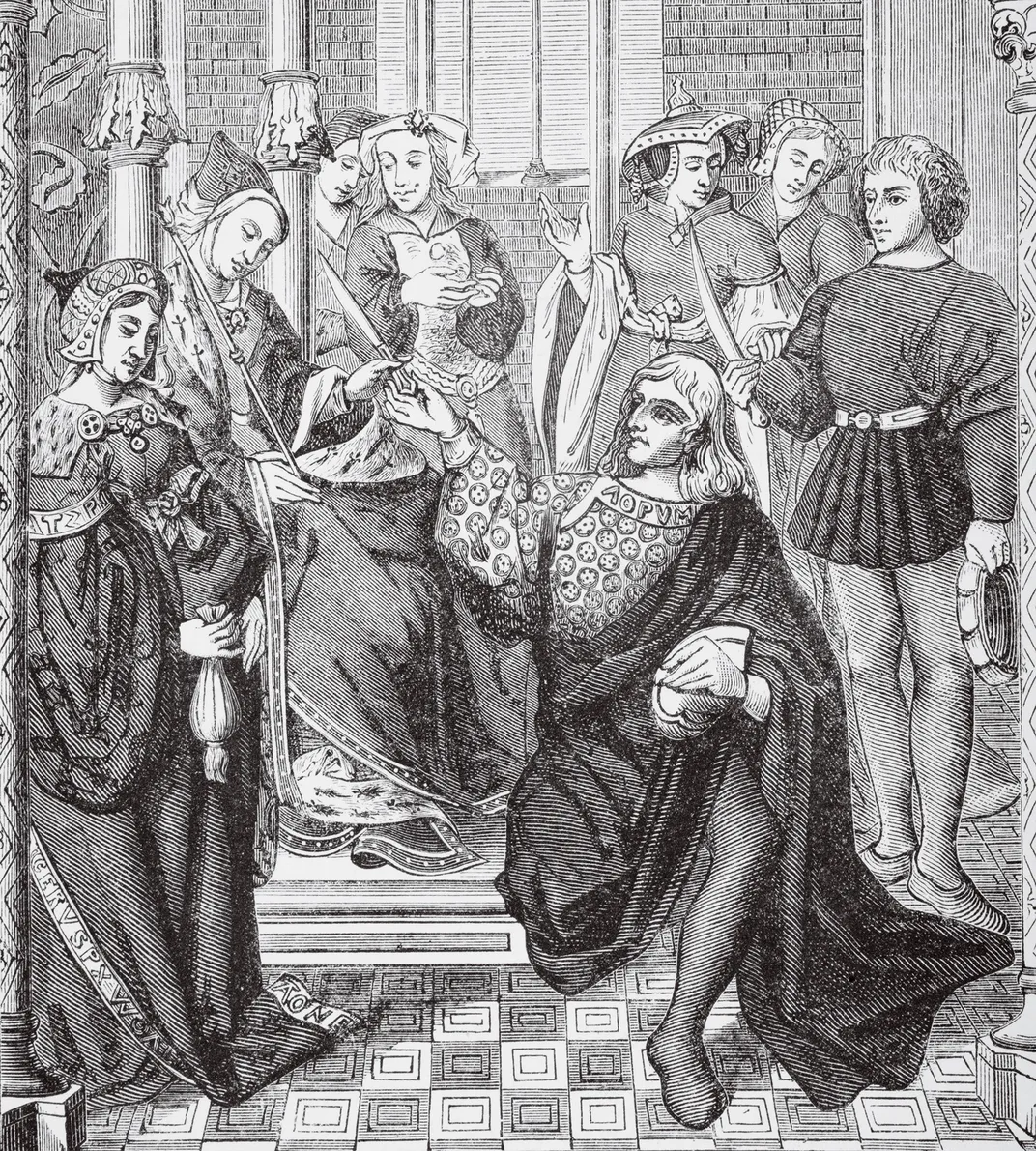 Fredegund orders the murder of Sigibert