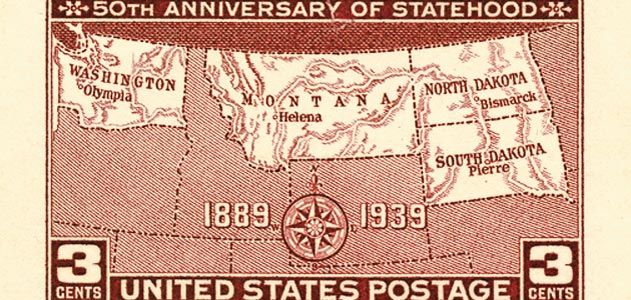 Anniversary of Statehood stamp