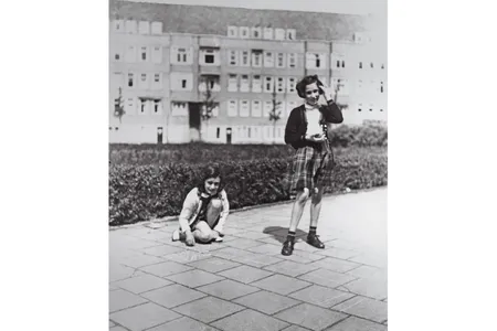 Their shared German language helped Anne Frank, left, and Hannah Goslar forge a friendship as refugees in Amsterdam.