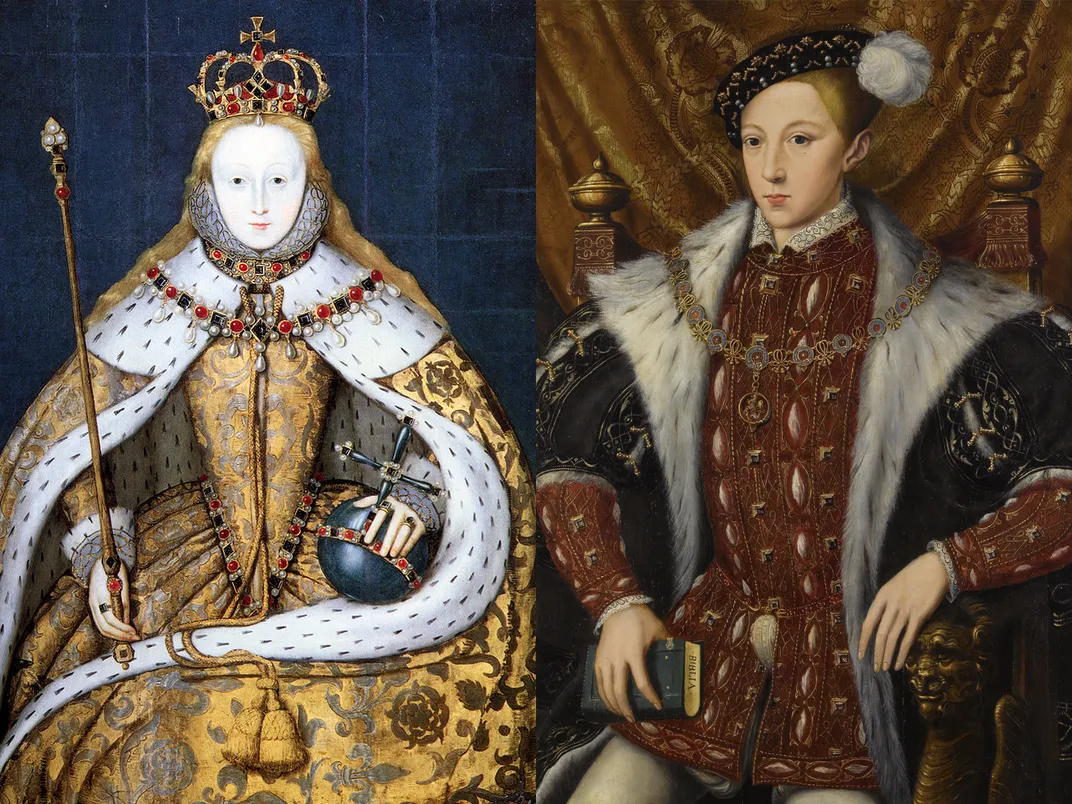 Elizabeth I and Edward VI