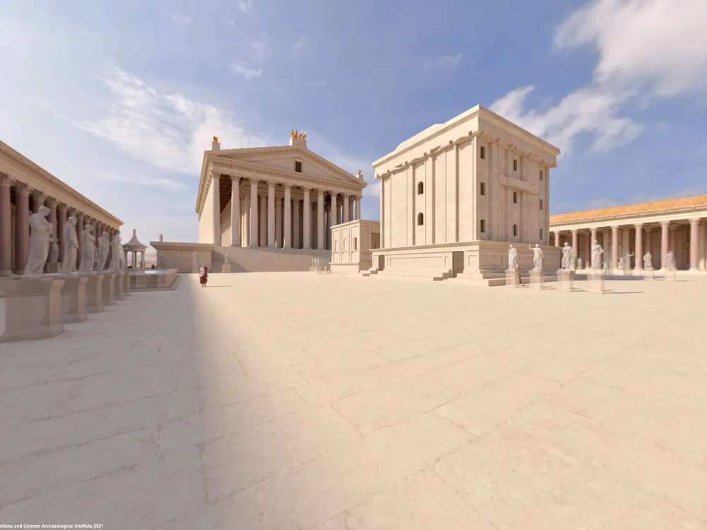 A virtual reconstruction featured in Baalbek Reborn