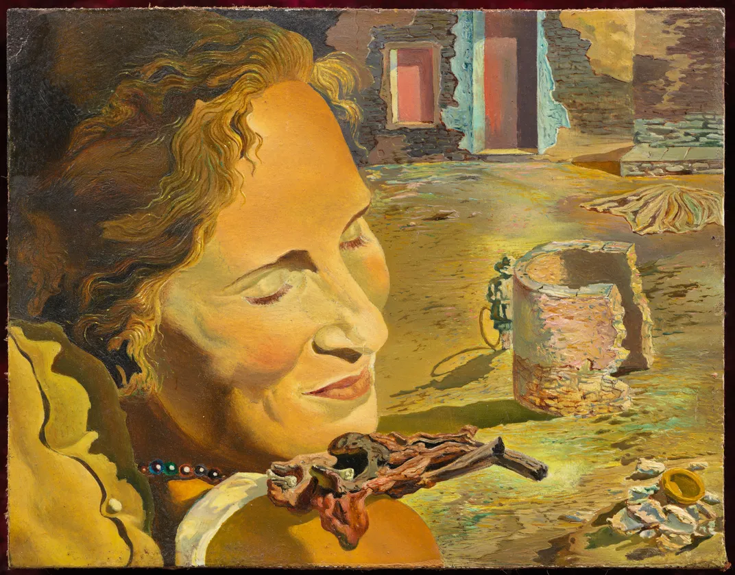 salvador dali portrait painting