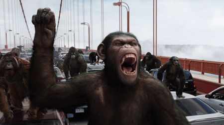 Still from Rise of the Planet of the Apes