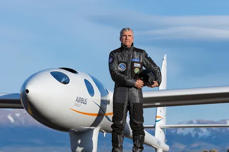Optimized for altitude: Jim Payne, one of the most accomplished glider pilots in the world, is one of four who will fly the purpose-built glider on its record attempts.