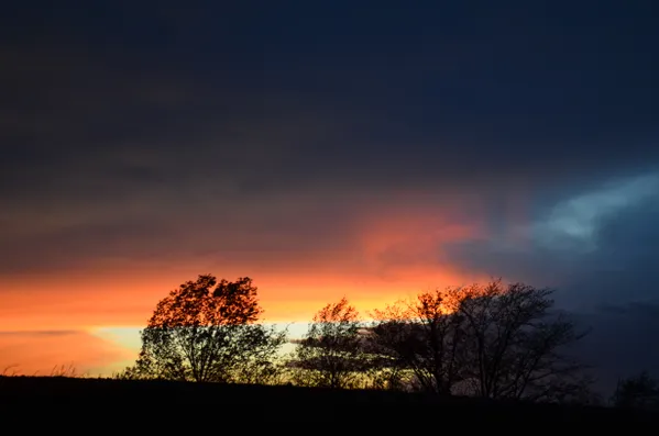 Red, white, and blue sunset thumbnail