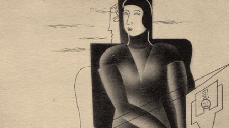 The woman of the year 2030, illustrated by Edward McKnight Kauffer in 1930