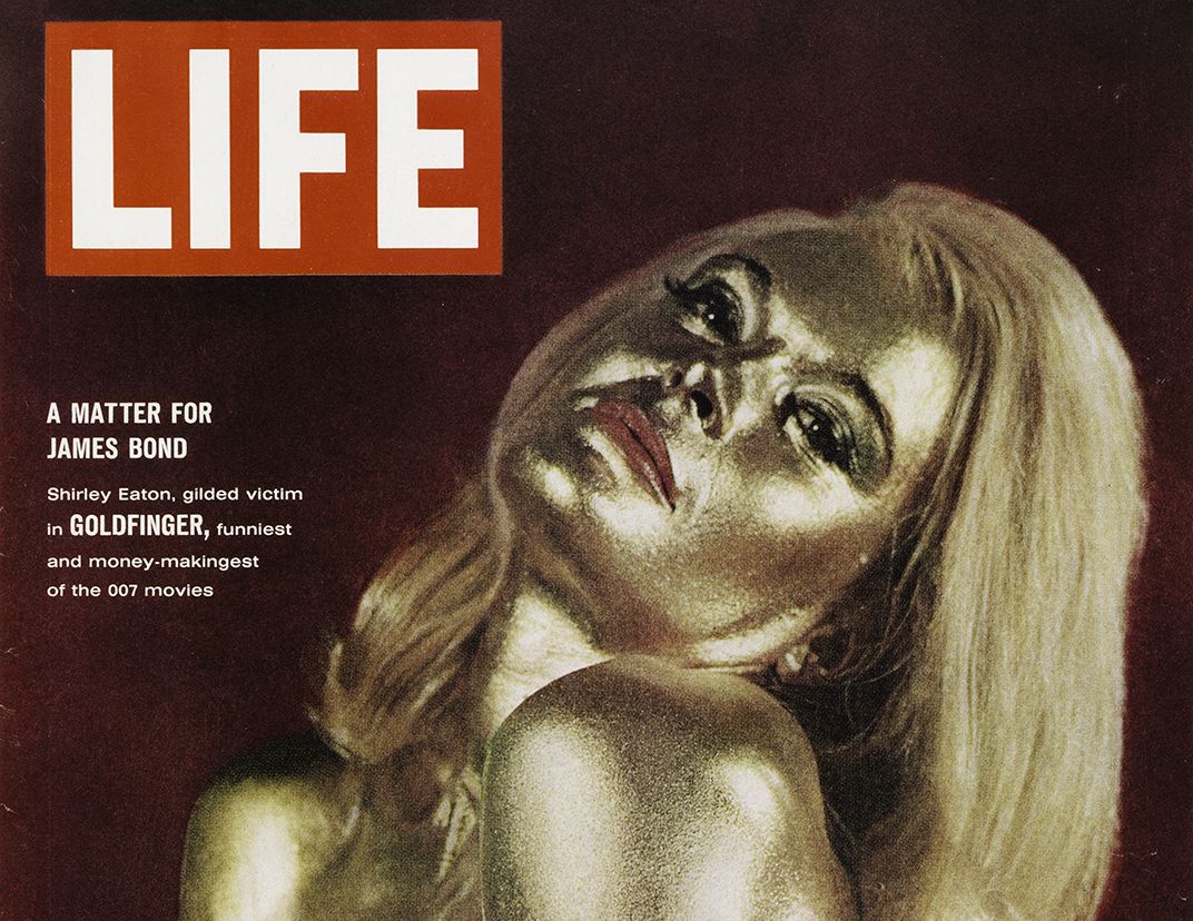 Though only a brief scene, the 14-karat demise of “Bond Girl” Shirley Eaton remains 