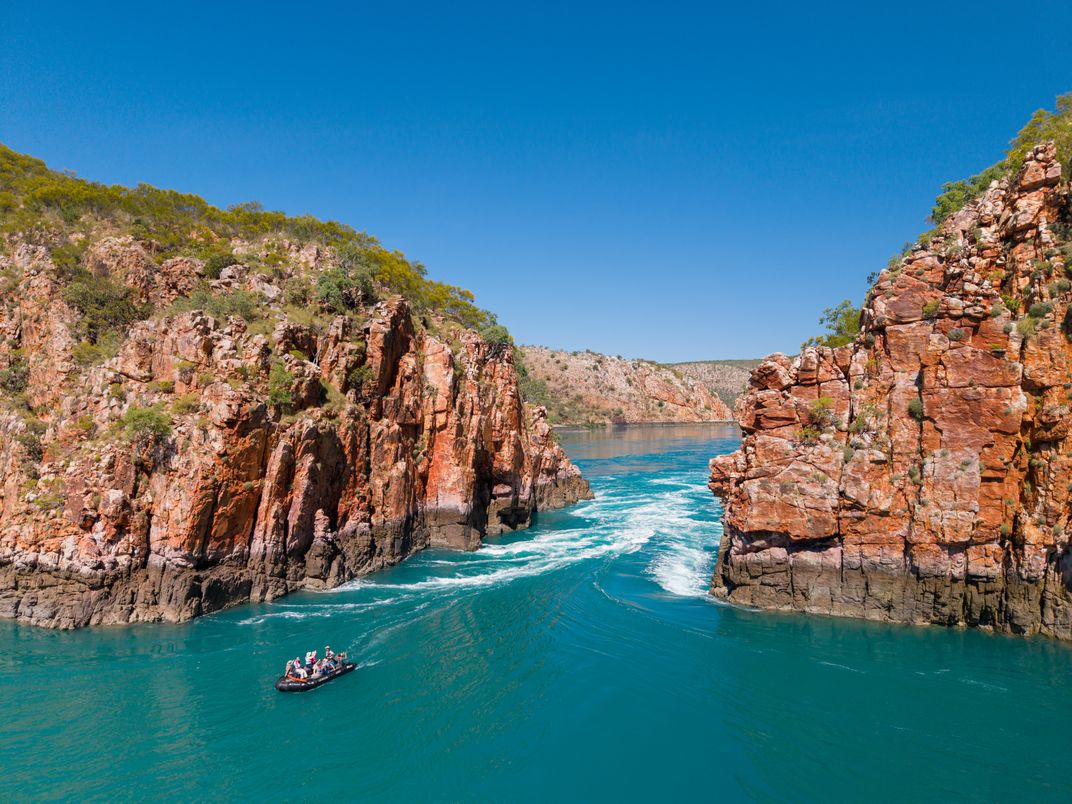 Horizontal Falls in Talbot Bay, The Kimberley, Australia Credit: Tim Faircloth