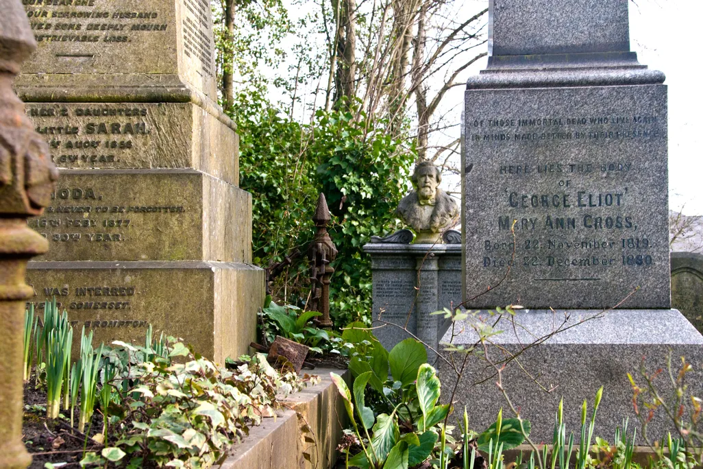Grave of George Eliot on Highgate Cemetery