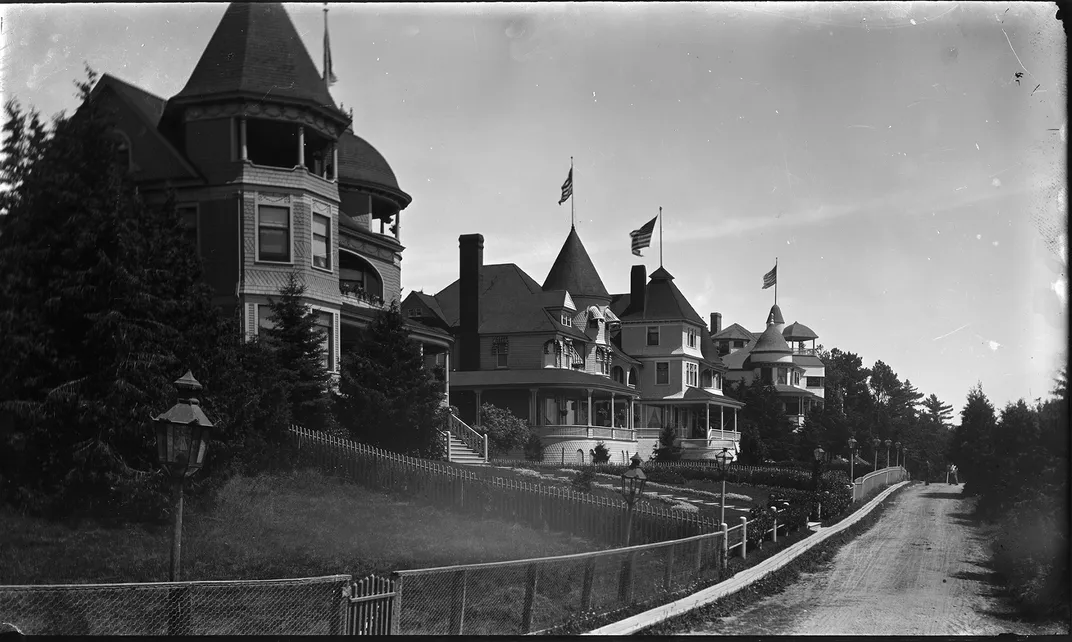 Houses on Mackinac Island