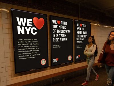 The new logo&#39;s font is adapted from the city&#39;s subway signs.