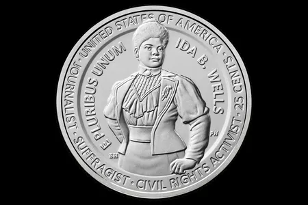 The new quarter design featuring Ida B. Wells, the suffragist, journalist and civil rights activist