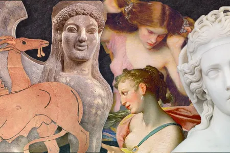 Explore the true history and myths behind six “terrible” women, from the all-knowing Sphinx to the fire-breathing Chimera and the lesser-known shapeshifter Lamia.