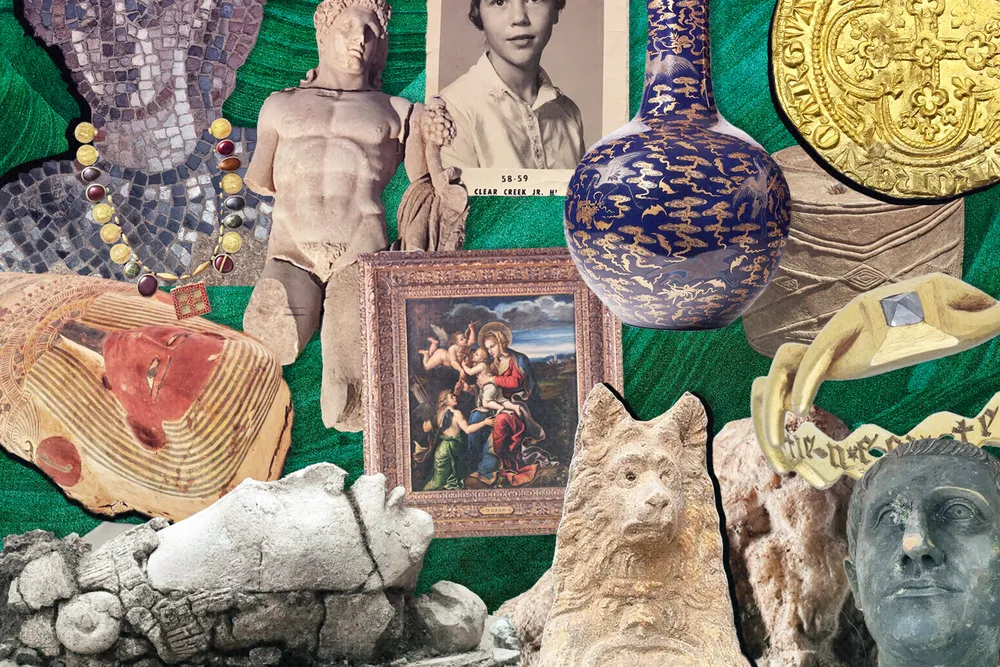 Illustration of fascinating finds unveiled in 2022