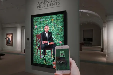 The Smithsonian's National Portrait Gallery offers a free audio tour of its presidential portraits.