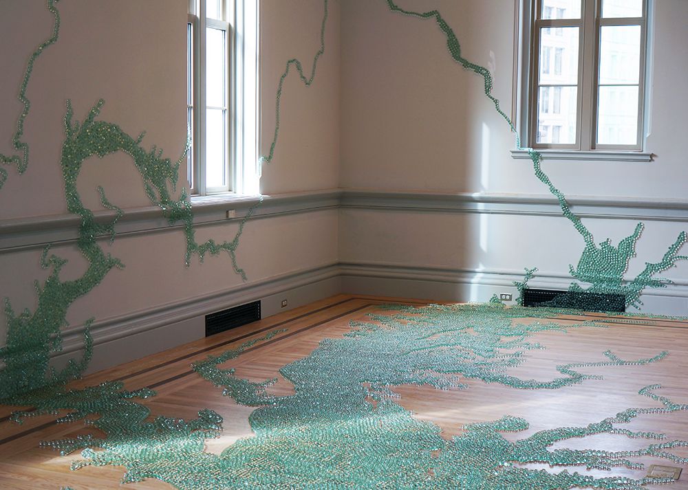 Maya Lin, Folding the Chesapeake, 2015