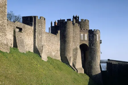 Records uncovered by researcher Christopher Moore indicate that stones from Sandown Castle were repurposed in a Victorian-era extension of Constable's Gate at Dover Castle (pictured here).