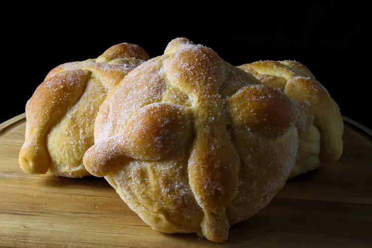 Pan de muerto is an orange-scented sweet bread traditionally prepared and eaten during D&iacute;a de los Muertos, a Mexican holiday celebrated each year from October 31 to November 2.