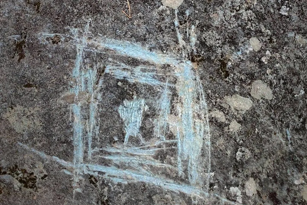 Damaged Rock Art 
