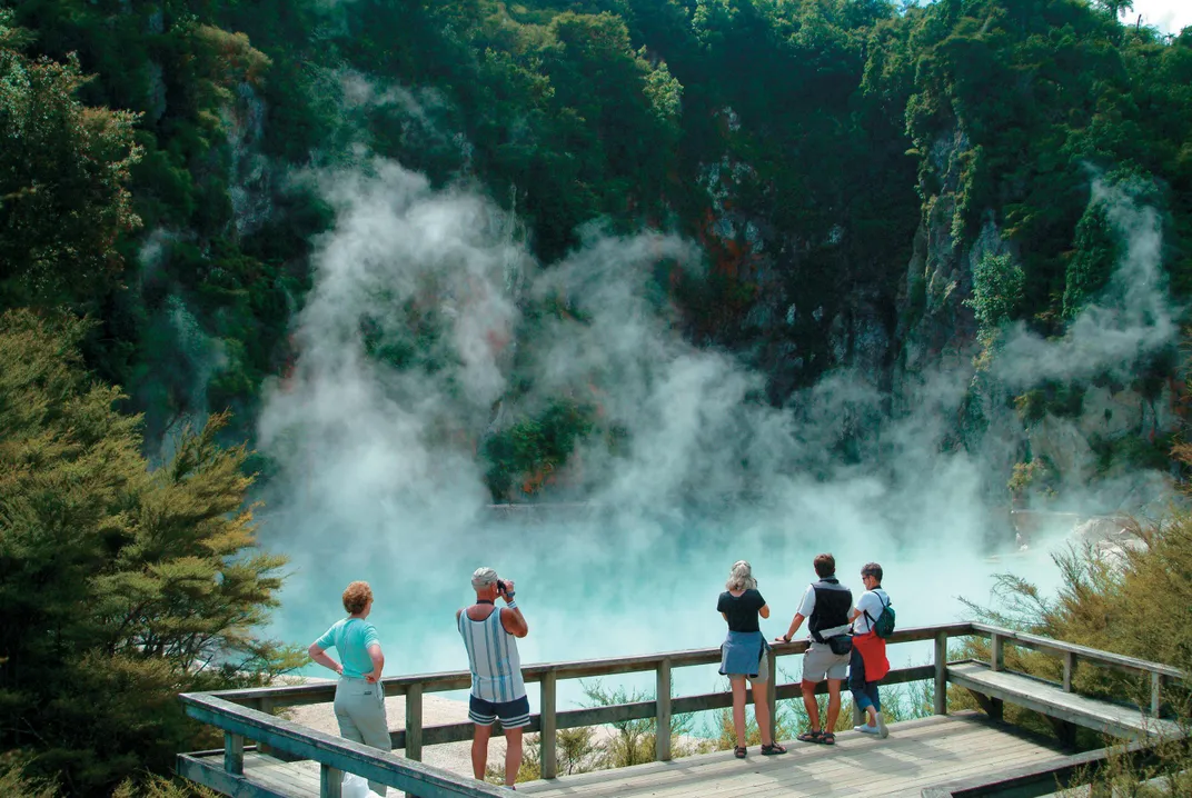 Geothermal area, Rotorua. Credit: Tourism New Zealand