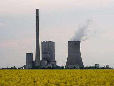 A coal power plant in Mehrum, Germany.
