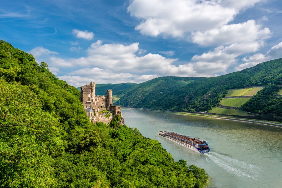 AMA Waterways river ship on the Rhine. Credit: AMA Waterways
