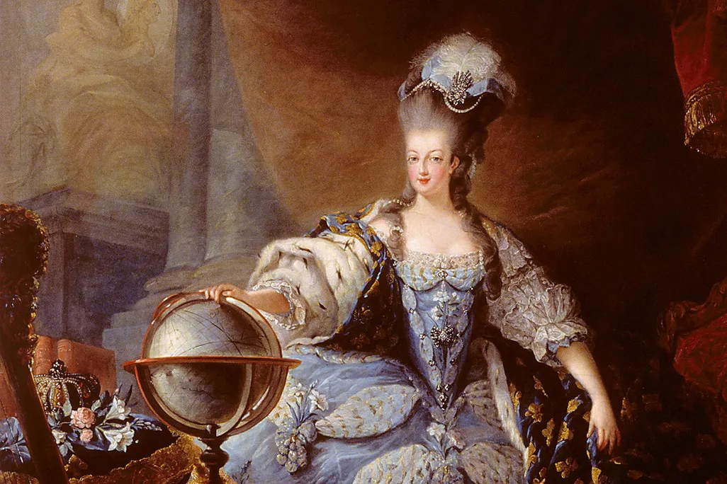 A portrait of Marie Antoinette
