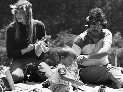 Later in 1967, flower children of all ages gathered in San Francisco&#39;s Golden Gate Park