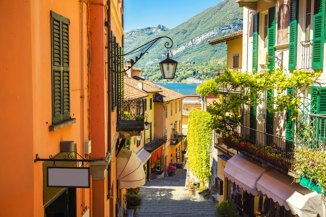 The village of Bellagio, Lake Como