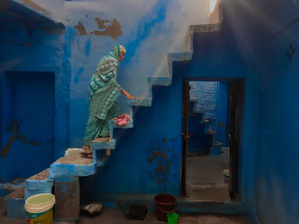 Steps in the Blue City thumbnail