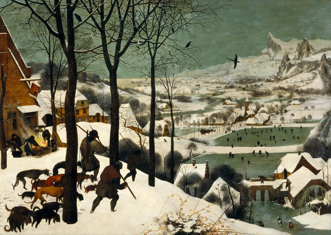 Pieter Bruegel the Elder, Hunters in the Snow (Winter), 1565