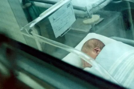 The baby who was cured of HIV hasn’t been identified, but here’s another random picture of a baby in a hospital.