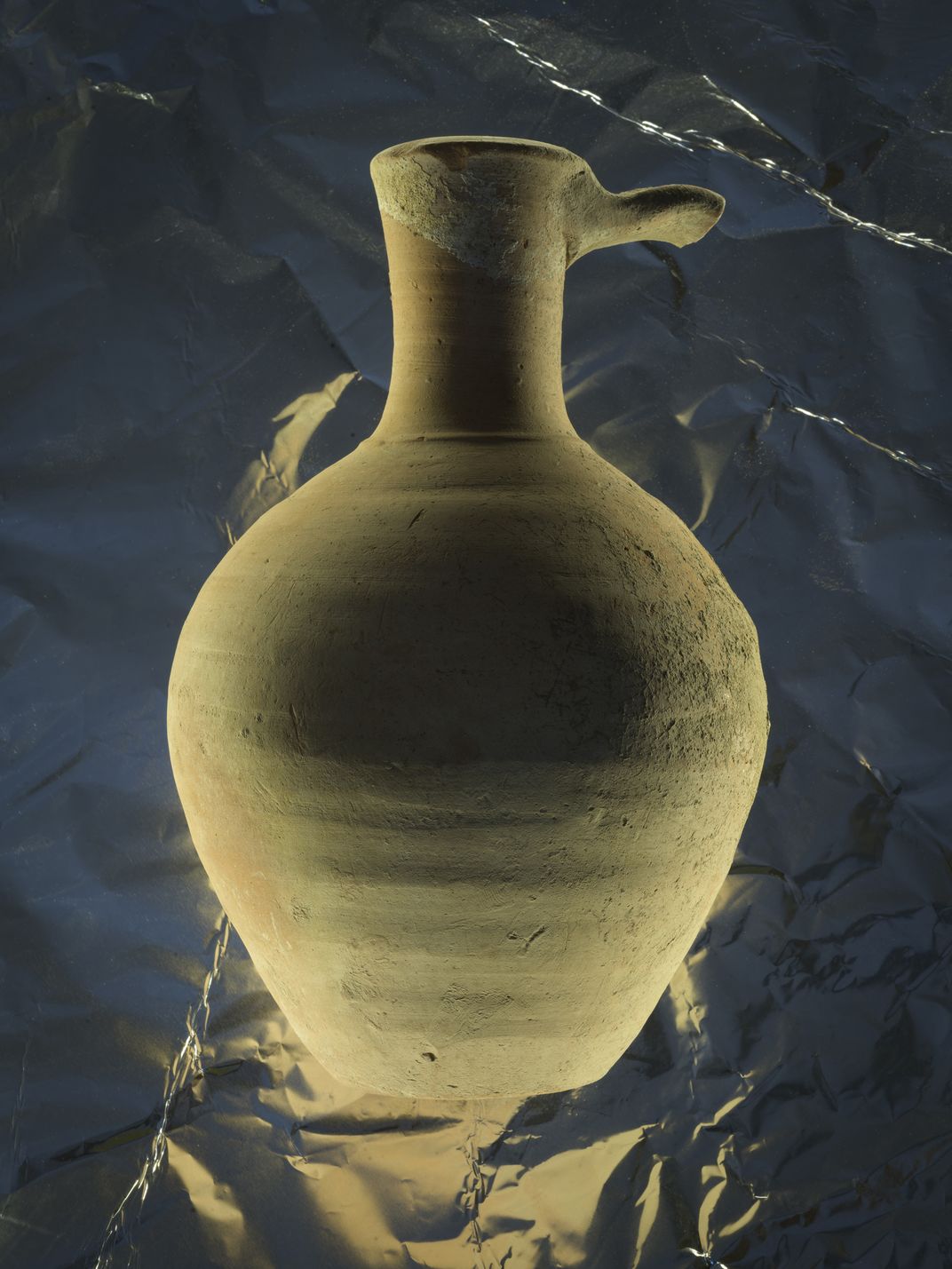 This wheel-spun vessel was uncovered inside a grave at the Tugunbulak site in 2024.