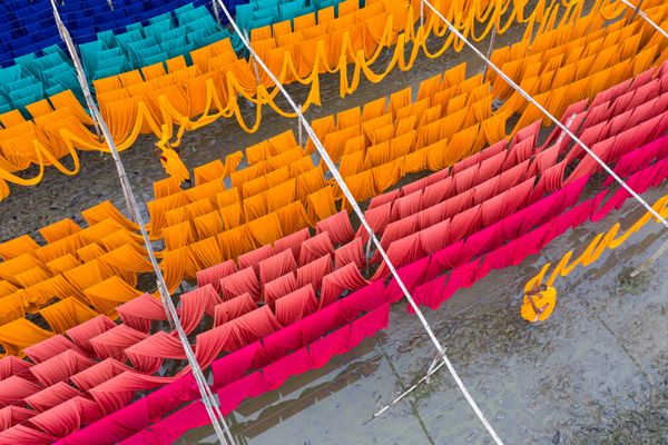 Drying  Colorful Fabrics thumbnail