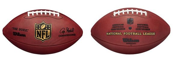 “The Duke” is the official football of the NFL