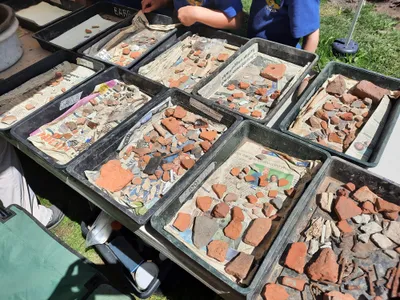 A Roman Road Was Hiding Beneath a Primary School Playing Field in England image