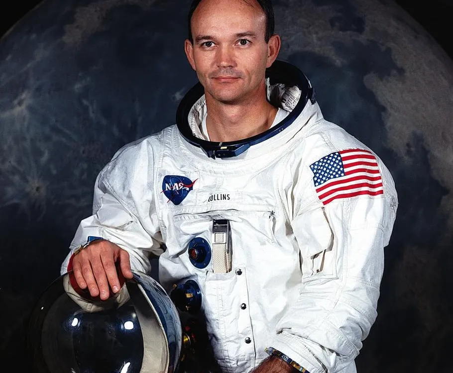 Michael Collins' NASA astronaut portrait.