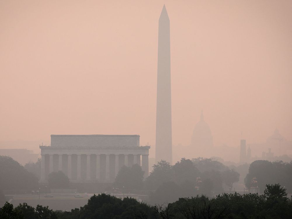 Wildfire Smoke Over Washington