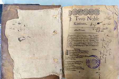 This book, printed in 1634, contains what may be the first Shakespeare play to reach Spain. 