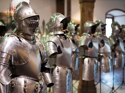 Armor from the Old Arsenal Museum (Altes Zeughaus) in Solothurn, Switzerland
