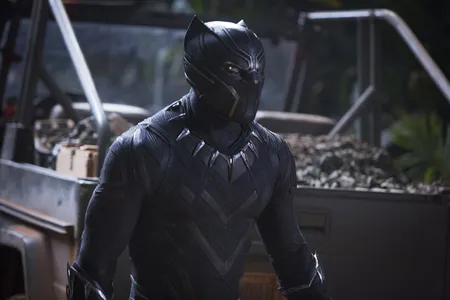 The chevrons on the Panther's early suit, and the tessellated triangles on his later model, hint at the "sacred geometry" of triangular forms common to several African cultures.